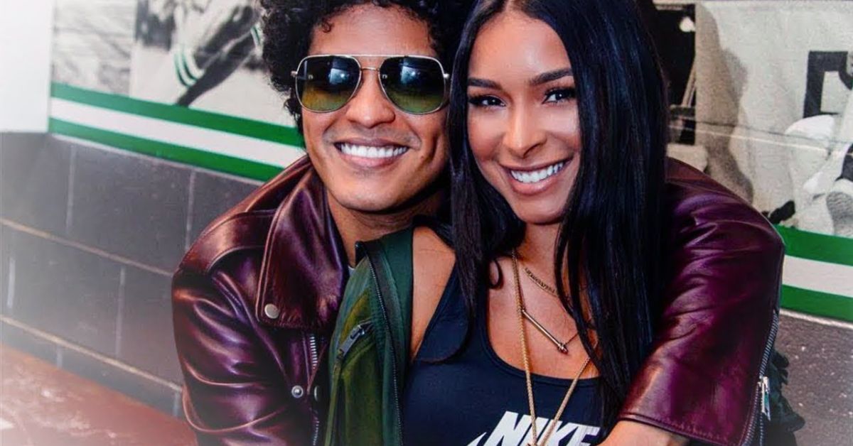 Bruno Mars and Jessica Caban